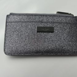 Sliver Glitter Kate Spade Wallet