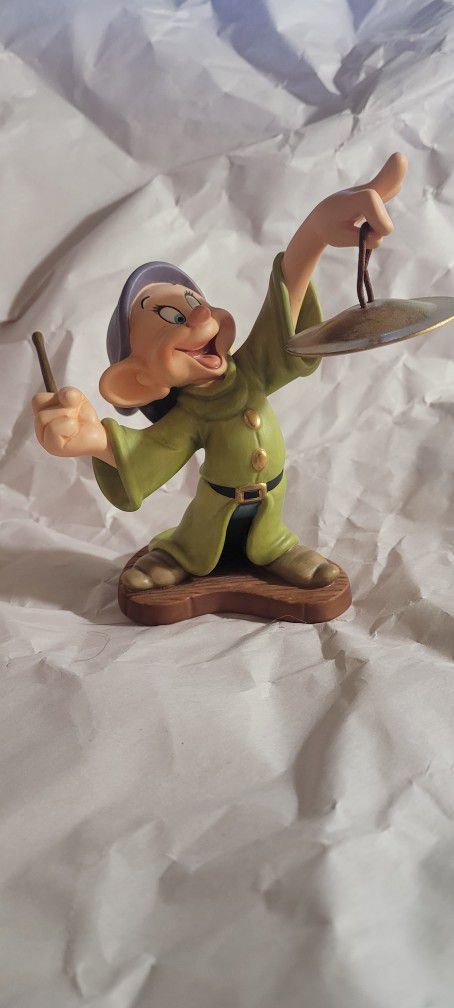 Vintage Disney Dopey  Of The  Snow White & The Seven Dwarfs Figurine