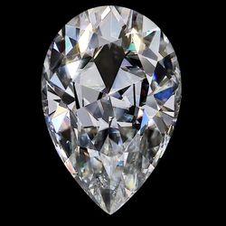 3CT Pear Shape Diamond Lab Created (Moissanite) Gemstone 💎 