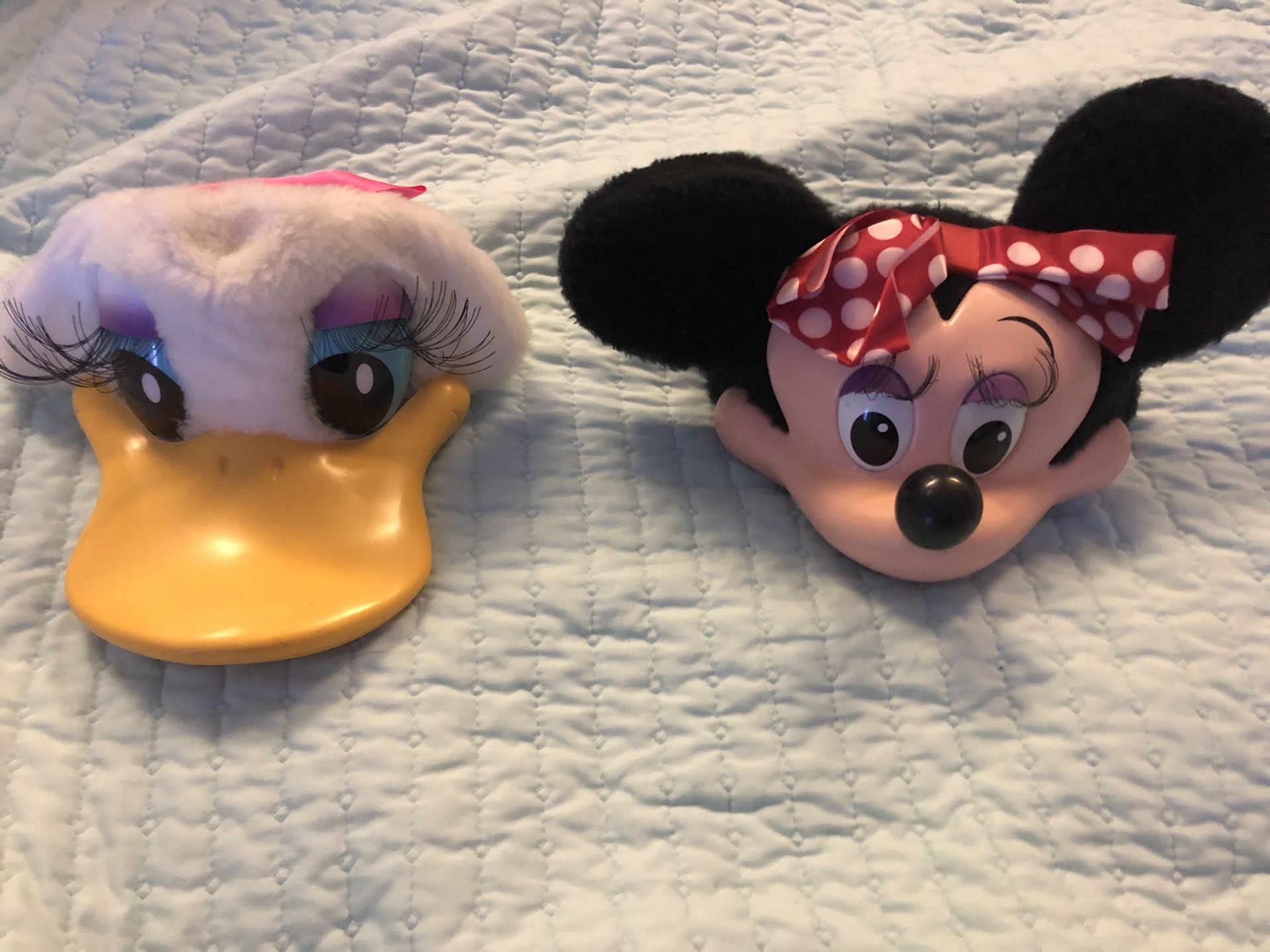 Vintage Disney Minnie and Donald Duck hats! Rare! Collectors pieces!
