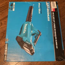 Makita 120 MPH 473 CFM 18V X2 (36V) Brushless Cordless Leaf Blower Kit with 2 Batteries 5.0Ah and Charger