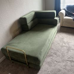 Bed To Couch and Bar Stools