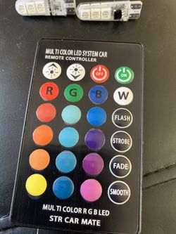 Multi colored led for auto
