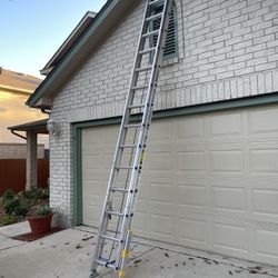 28ft Aluminum Werner Equalizer Extension Ladder 