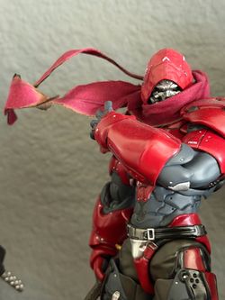Sexyice2019 unkval vermin smasher custom head sculpt + wired heat treated scarf *New*