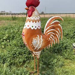 Decorative rooster 6ft tall