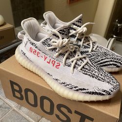 Zebra Yeezy 350 