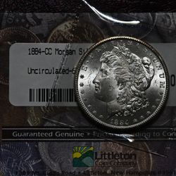 1884-CC Morgan Dollar Mint State
