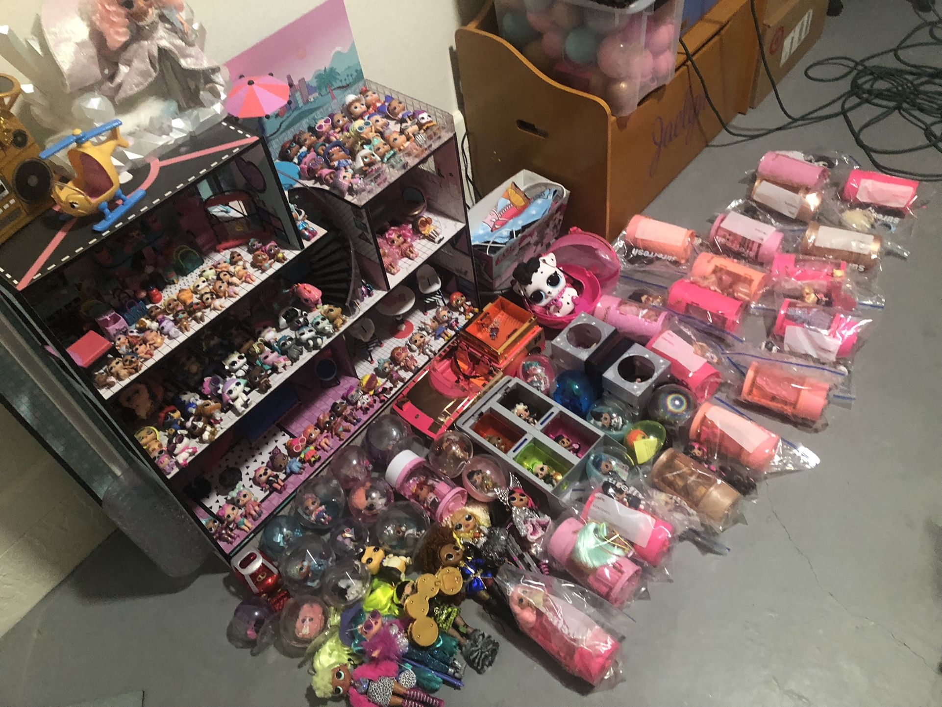 Doll Stand Diy Lol Doll Storage Massive LOL Doll Collection Hair