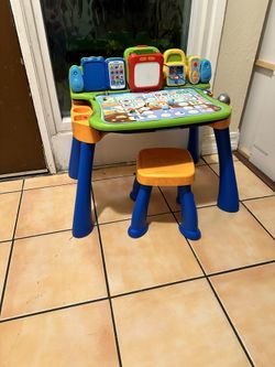 VTech® Touch & Learn Activity Desk™ Deluxe - Pink With Stool