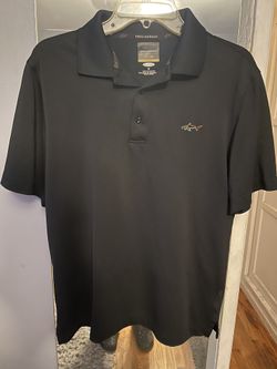 Greg Norman Black Polo Medium 