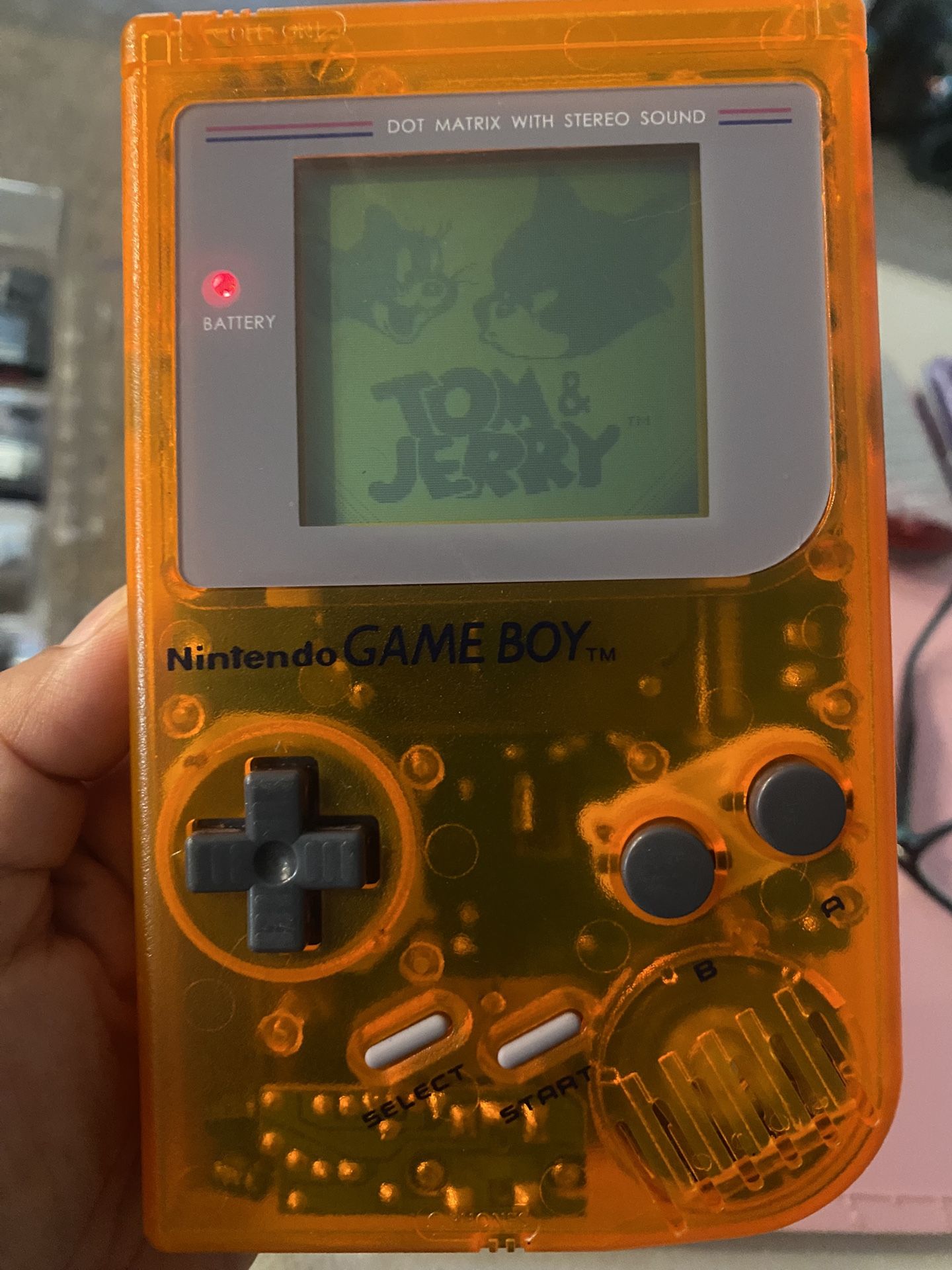 Original Gameboy Translucent Orange