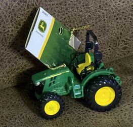 John Deere Ornament (3.5” x 3.0”) 