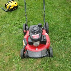 Troy built twenty one inch lawn mower