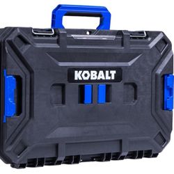 Kobalt Casestack 21.25-in Black Plastic Lockable Tool Box