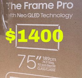 Samsung 75 The Frame Pro TV ,  Check my profile for more models