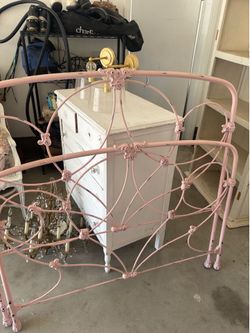 Pink bed frame