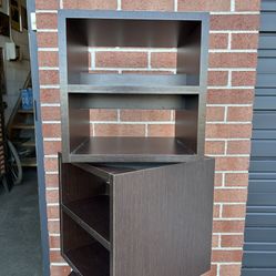 Geometric Rotating CD Storage Tower Cabinet