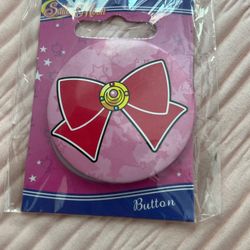 Sailor Moon Bow Button Pin 