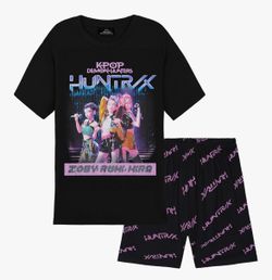 Kids K-pop Demon Slayer Pajama Set (Size 13-14)