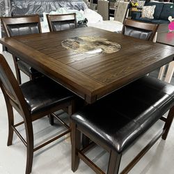 Counter Height Table Lazy Susan 