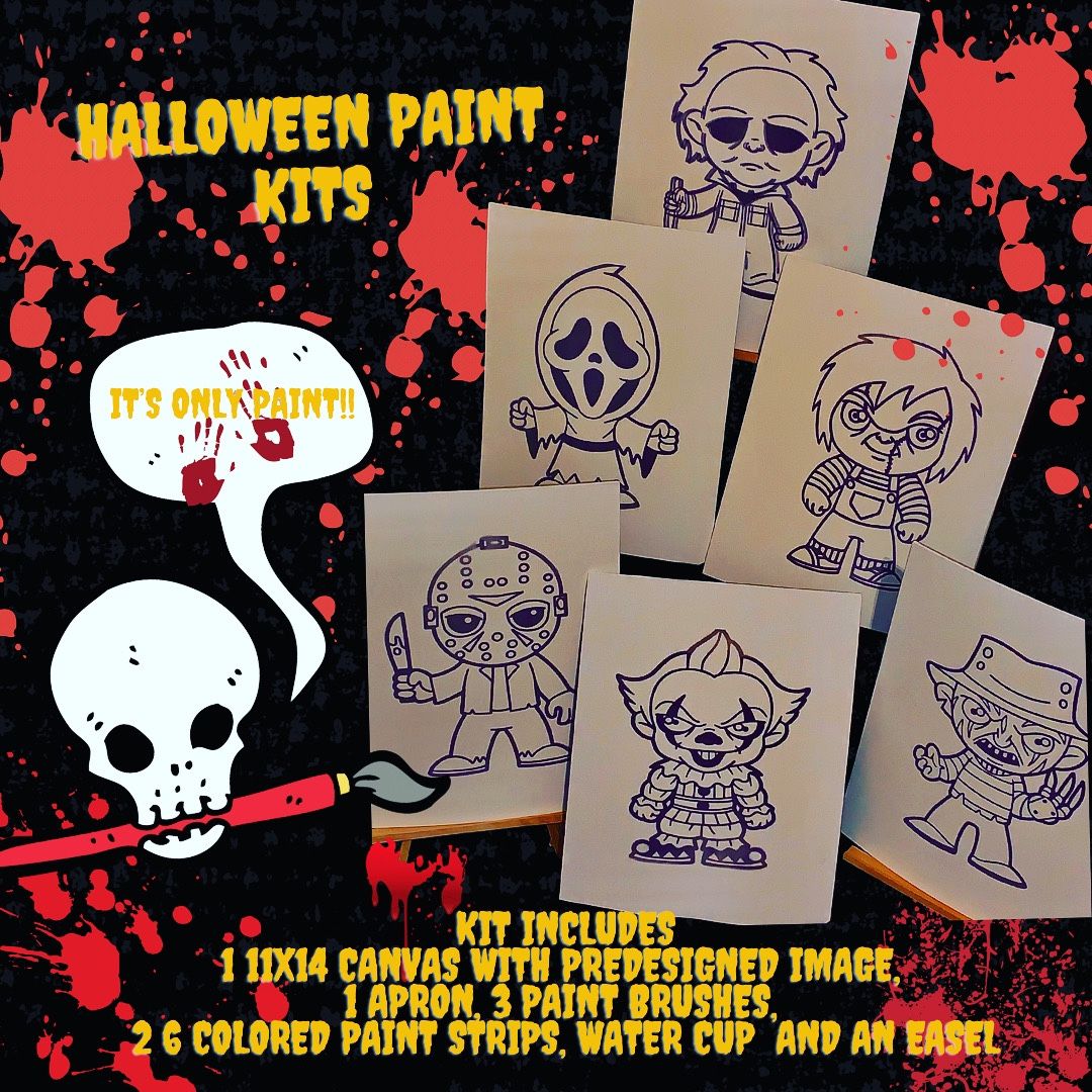 $10 Halloween paint Kits 