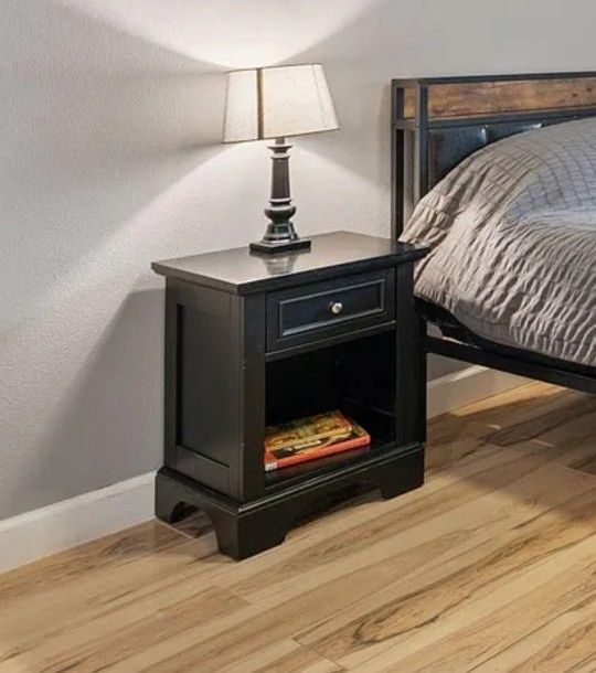 Pair of Black End Tables