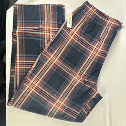 Amazon Essentials Plaid Pajama Pants XL Straight Fit Woven Lounge Sleepwear