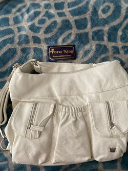 Purse King “Woman’s Safety/Carry Bag”  7 Compartments /Faux Leather