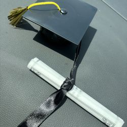 CAKE DECORATION, GRAD Cap & Diploma