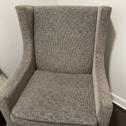Pair Of Wing Back Chairs
