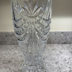 Stunning Crystal Vase, C. 1980s