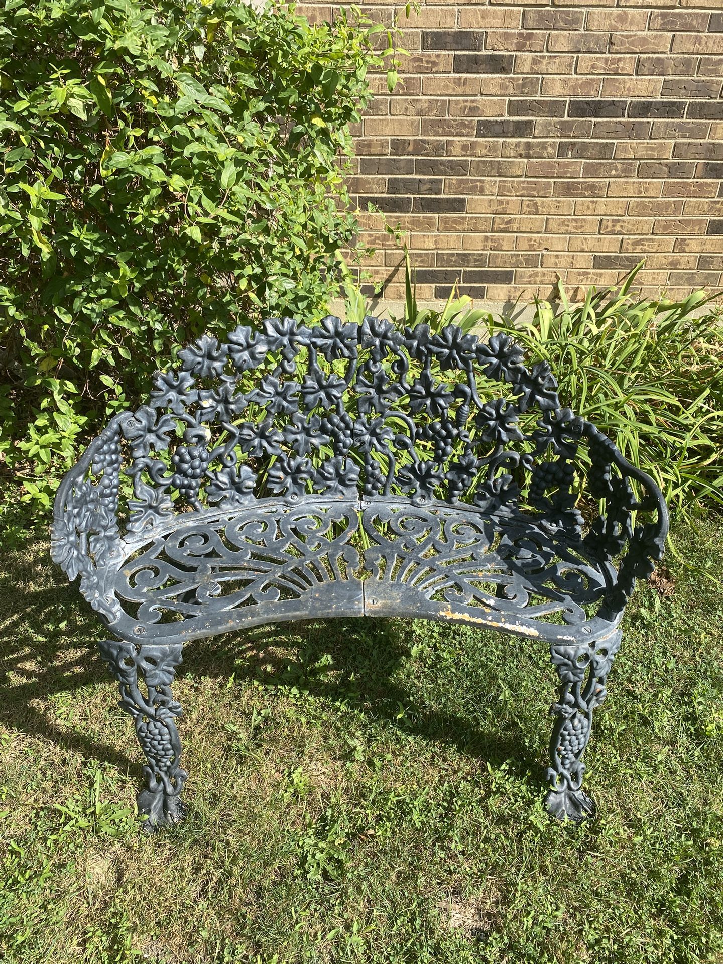 Wrought Iron Bench
