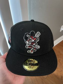 Exclusive Fitted Detroit Tigers Exclusive "Coked Out" Off White /  Red