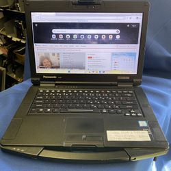 PANASONIC FZ-55-1 Toughbook Laptop touchscreen  i5 8365U 1.60GHz 16GB Ram 240GB M2  Win 11 pro