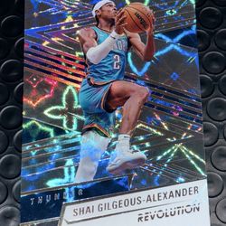 2024-25 Panini Revolution Basketball Shai Gilgeous Alexander Galactic #8 SSP
