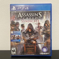 Assassins Creed Syndicate PS4 PlayStation 4 Video Game CIB Complete Sony 2015
