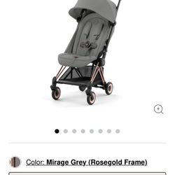Cybex Coya stroller - Grey/Rosegold 