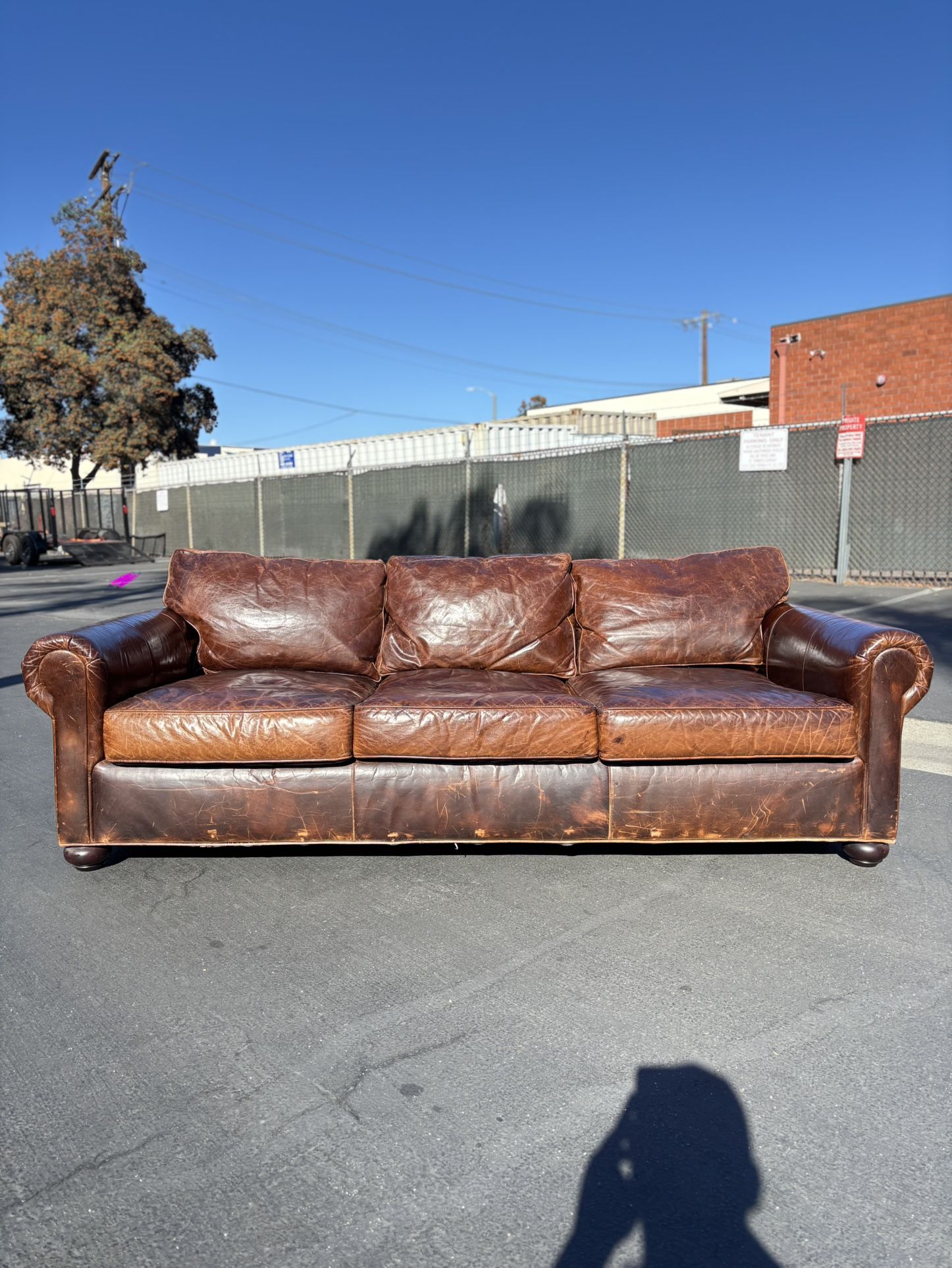 Restoration Hardware Lancaster 8’ sofa Delivery Available 🚚