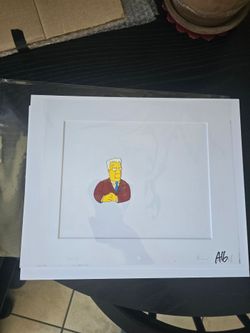 Simpsons Animation Cell
