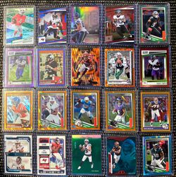NFL Numbered Card Lot