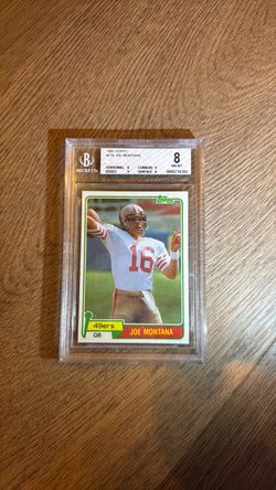 1981 Topps Joe Montana #216 Rookie Card - BGS 8 NM-MT - 49ers HOF