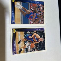 Joe Dumars 42 & Dan Majerle Cards 40