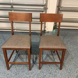 Bar Stool Set- Wood 