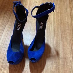 Blue Swade High Heel Shoes New Condition 