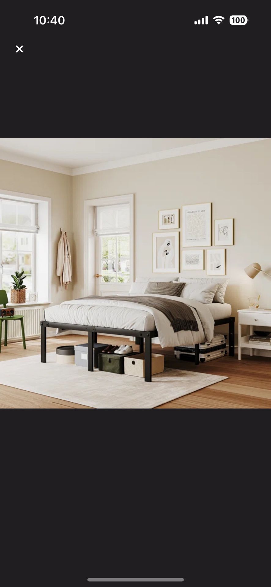 Full Size Metal Bed Frame