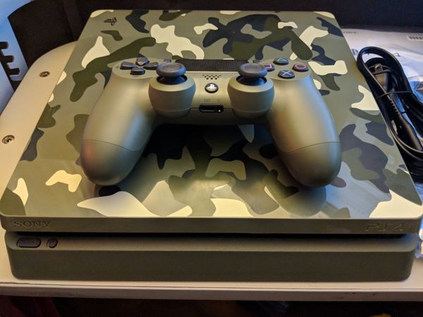 Ps4 1tb 1000 Gb Call Of Duty Ww2 Camouflage Limited Edition Console New In Box Perfect 275 Firm For Sale In Allentown Pa Offerup
