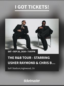 Chris Brown X Usher R&B Tour