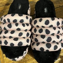 Ugg Pink Leopard Slipper