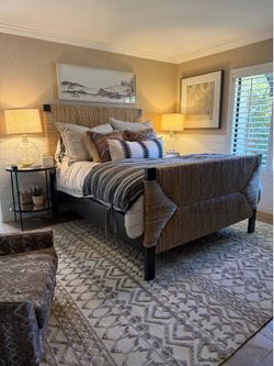 QUEEN Wicker Bed Frame Bernhardt